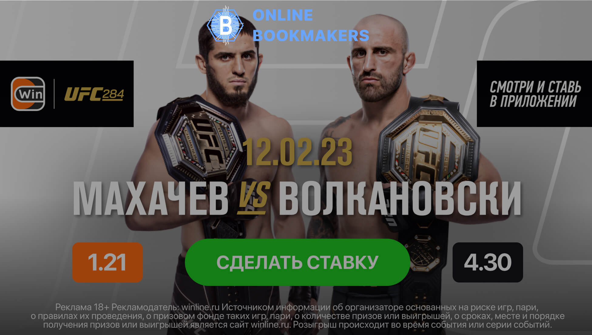 UFC 284: Махачев против Волкановски