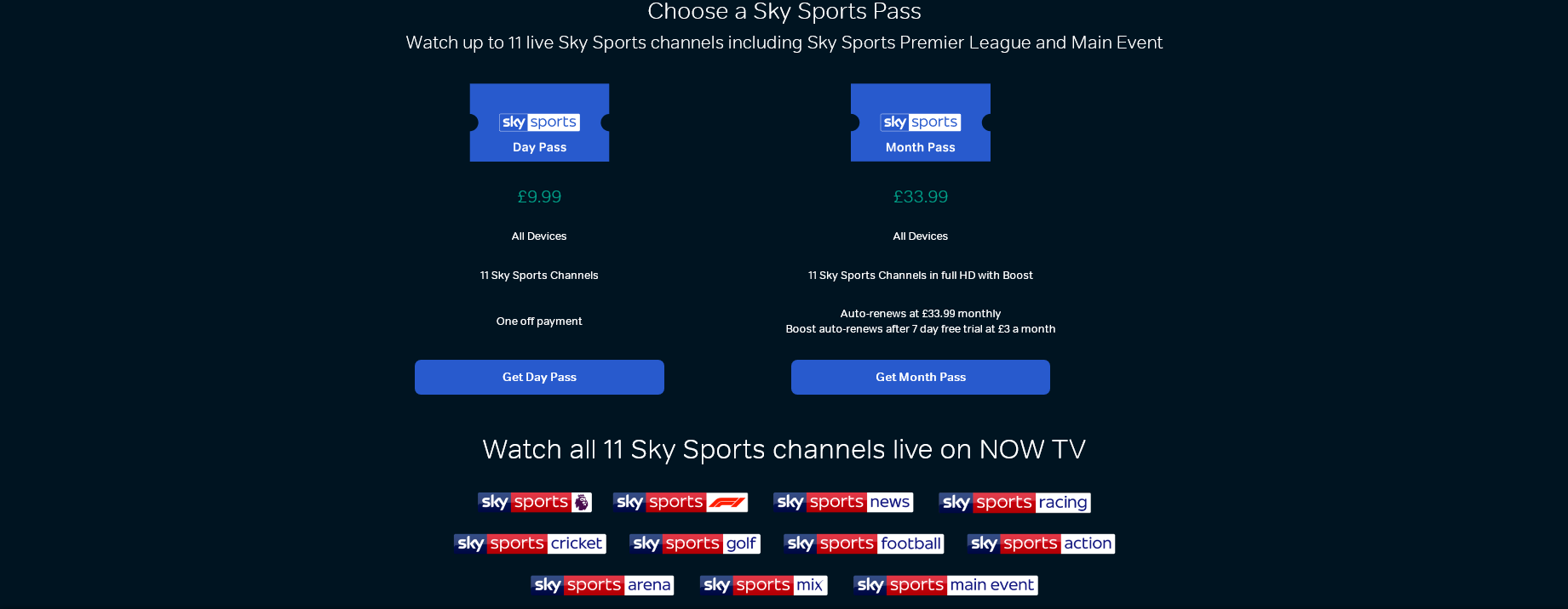 Стоимость подписки на Sky Sports